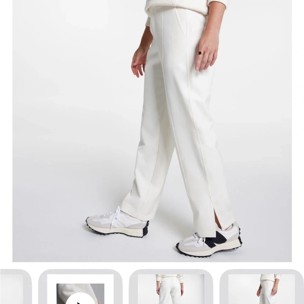 Calia effortless Crepe pintuck Pants Ivory - Picture 4 of 11